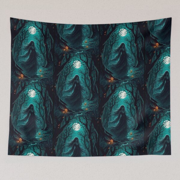Item preview, Mystical Forest Witch Under the Full Moon designed and sold by zmsl.
