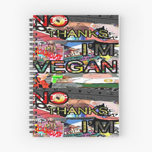 Item preview, No thanks, I'm VEGAN designed and sold by RedDragon1337.