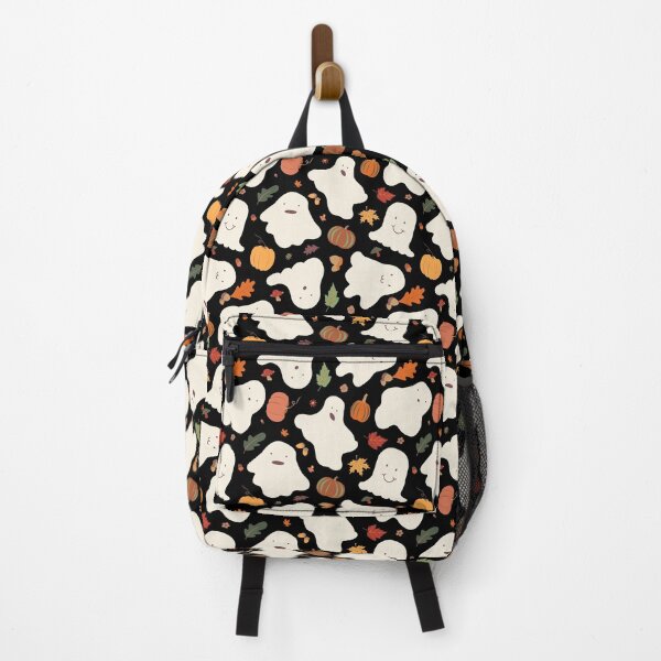 Item preview, Kawaii Autumnal Ghosts in Black designed and sold by YesterdayColl.