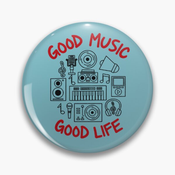 Item preview, Good Music Good Life – Positive Music Lover Design designed and sold by RosalesArts.