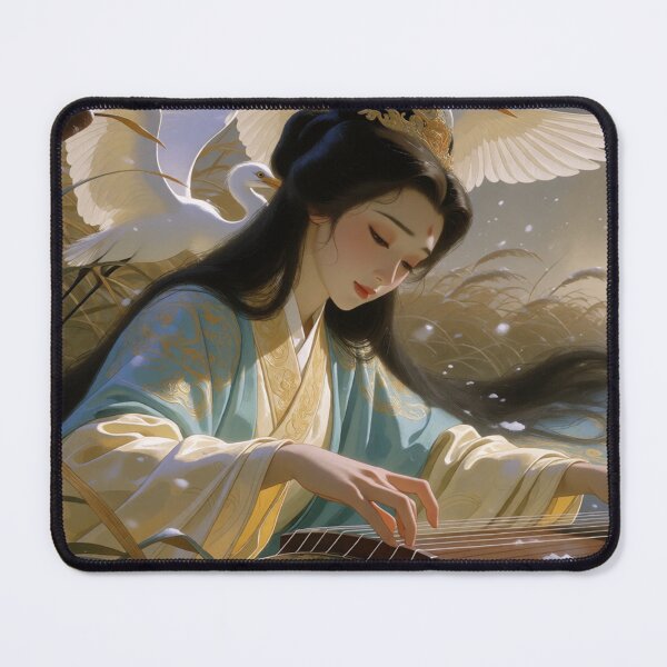 Item preview, Pipa Melodies Flow Where the White Cranes Flow (V5) designed and sold by SabaMirzique.