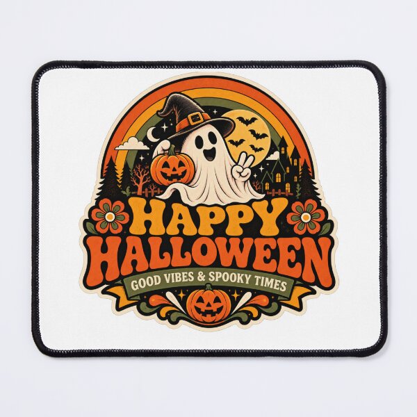 Item preview, Happy Halloween spooky times designed and sold by DailyQuestPrint.