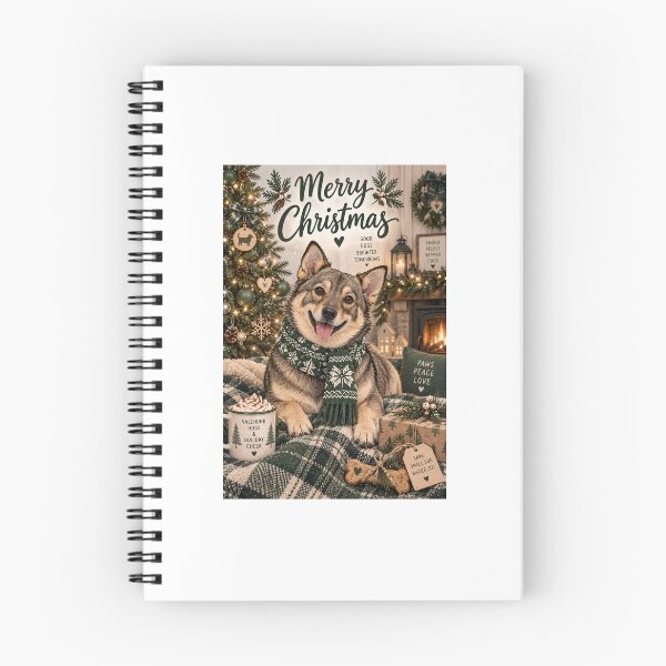 Item preview, Swedish Vallhund Christmas card designed and sold by TheVallhundStop.