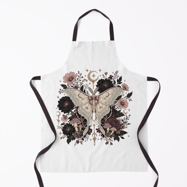 Item preview, Romantic Gothic Luna Moth Coquette Dark Floral designed and sold by JoyfullyOffbeat.
