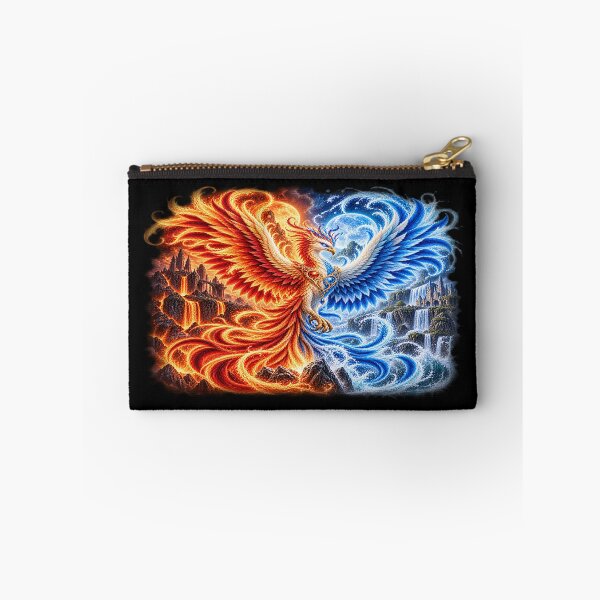 Item preview, Dual Element Phoenix – Fire and Water Fantasy designed and sold by TroviTutto.