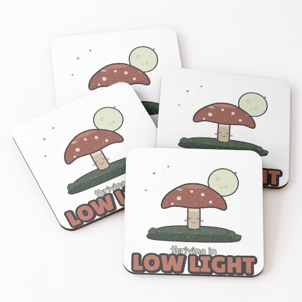 Item preview, Thriving in Low Light - Goblincore Mushroom designed and sold by BooAndBloomCo.