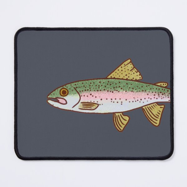 Item preview, Rainbow Trout Fish designed and sold by Lavender Crow YYC.