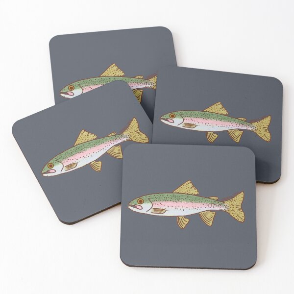 Item preview, Rainbow Trout Fish designed and sold by Lavender Crow YYC.