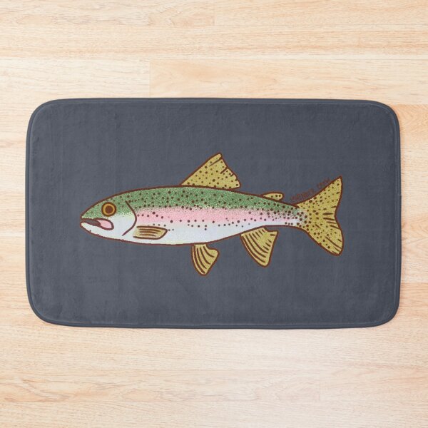 Item preview, Rainbow Trout Fish designed and sold by Lavender Crow YYC.