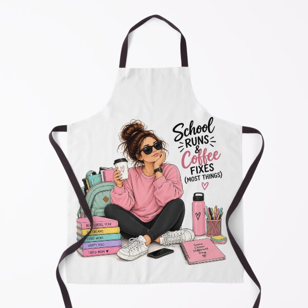 Item preview, School Runs & Coffee Fixes  designed and sold by VeraLuta.
