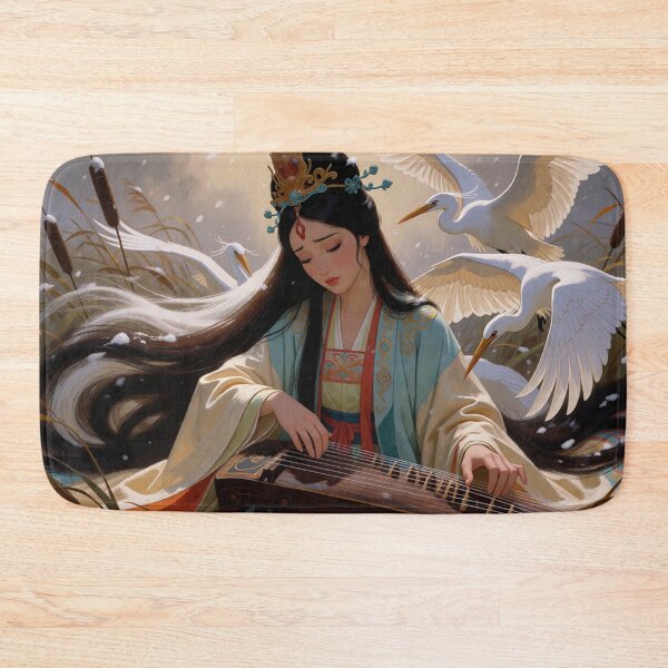 Item preview, Pipa Melodies Flow Where the White Cranes Flow (V6) designed and sold by SabaMirzique.