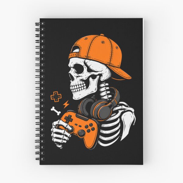 Item preview, Skeleton Playing, Funny Halloween Skeleton Shirt  designed and sold by MalwasBasket.