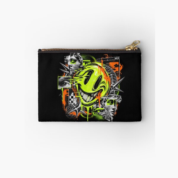 Item preview, Acid Neon Glitch Smiley Vaporwave Statue Cyber Collage Art designed and sold by zzz888.