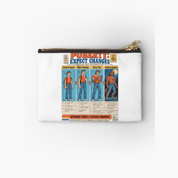Item preview, Puberty Expect Changes Vintage Halloween – Retro Werewolf Health Class Parody designed and sold by WolfmanProphecy.