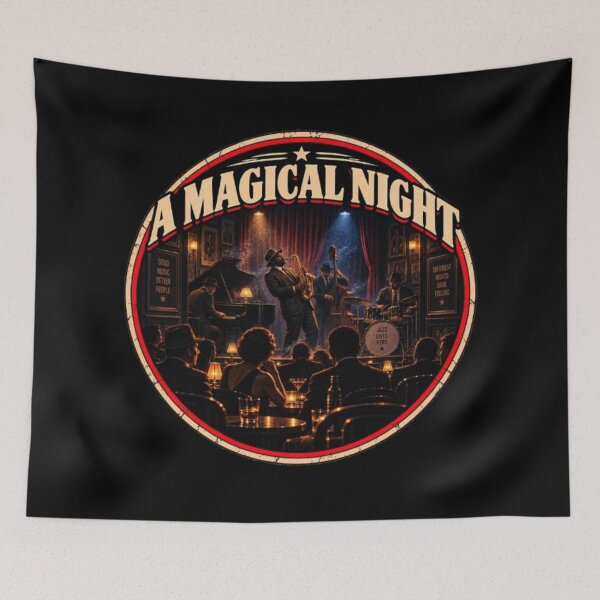 Item preview, A Magical Night — Vintage Jazz Music designed and sold by QuietSpark.