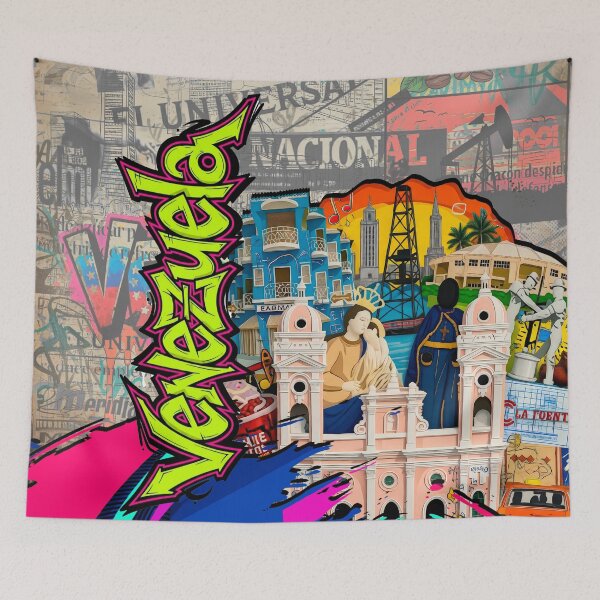 Item preview, Urban Venezuela: Collage Art, Graffiti and Venezuelan Traditions designed and sold by keythxctrs.
