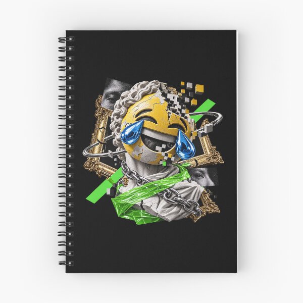 Item preview, Laughing Crying Emoji Classical Statue Vaporwave Collage Art designed and sold by zzz888.
