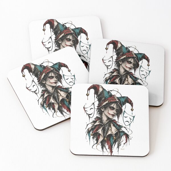 Item preview, Gothic Jester Between Two Emotions designed and sold by Qenlo.