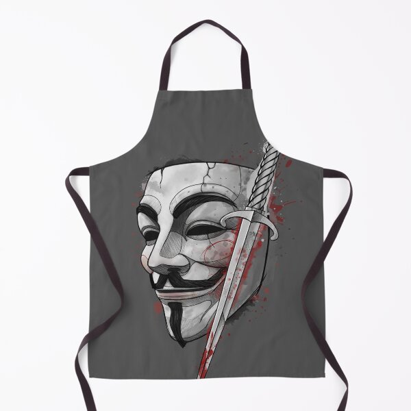 Item preview, V for Vendeta. Sketch style. No AI designed and sold by Inked T.