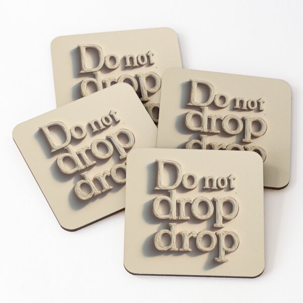 Item preview, Do Not Drop Drop Funny Phone Case Quote – 3D designed and sold by PicturePic.