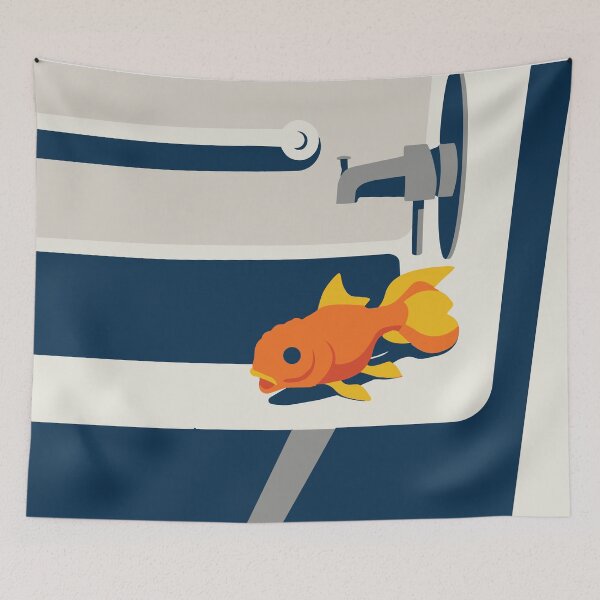 Item preview, Bath Time Color Block designed and sold by Azadi-Tree.