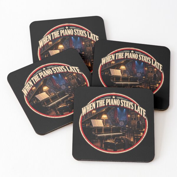 Item preview, When the Piano Stays Late — Vintage Jazz Music designed and sold by QuietSpark.