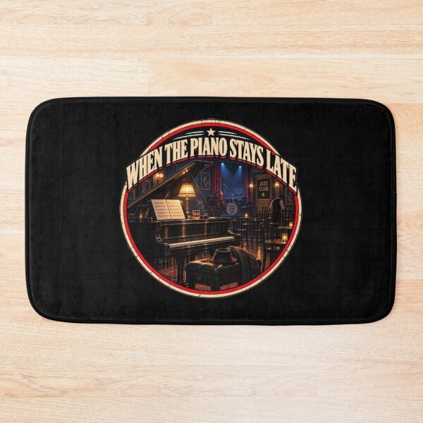 Item preview, When the Piano Stays Late — Vintage Jazz Music designed and sold by QuietSpark.