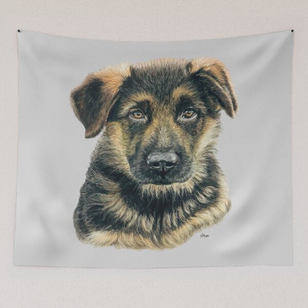 Item preview, Adorable little German Shepherd puppy designed and sold by NathBros.