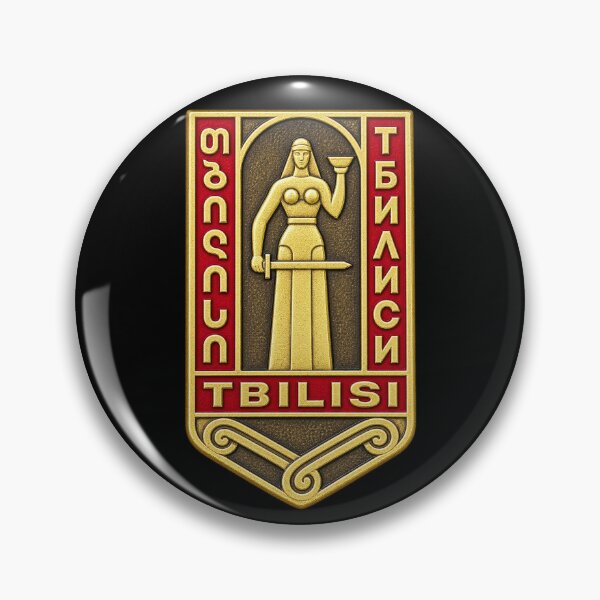 Item preview, Tbilisi Mother of Georgian Monument Badge designed and sold by nikkolaus.