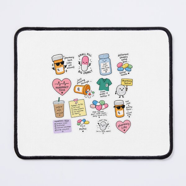 Item preview, Pharmacy tech sticker pack designed and sold by mitosister.