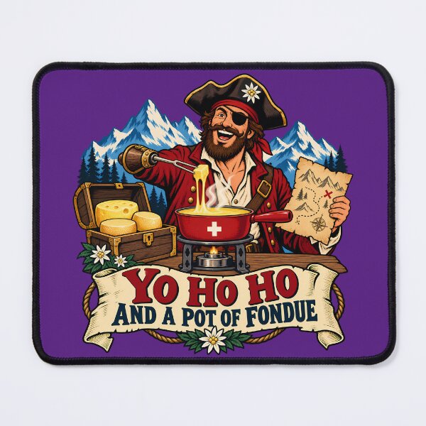 Item preview, Yo Ho Ho and a Pot of Fondue – Swiss Pirate designed and sold by SVox.