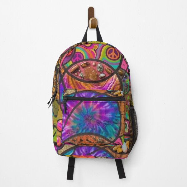 Item preview, Psychedelic Retro Peace Mosaic Cosmic Rune Art designed and sold by Billys-Orbit.