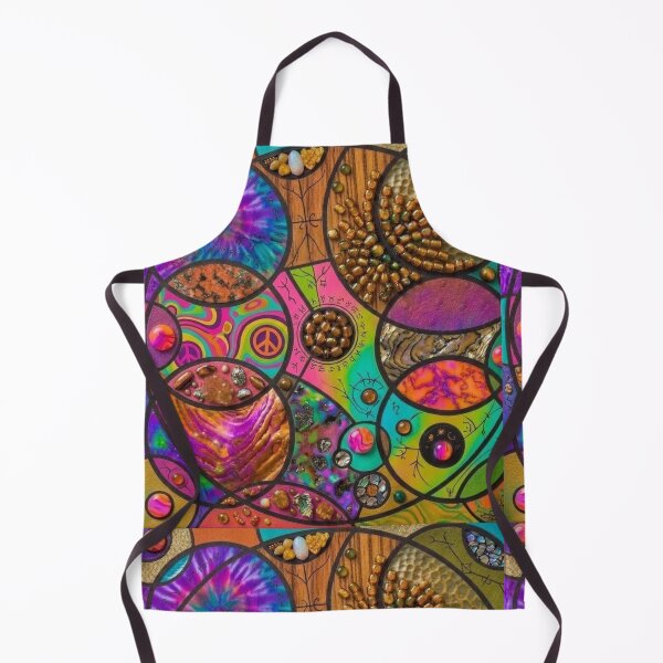 Item preview, Psychedelic Retro Peace Mosaic Cosmic Rune Art designed and sold by Billys-Orbit.