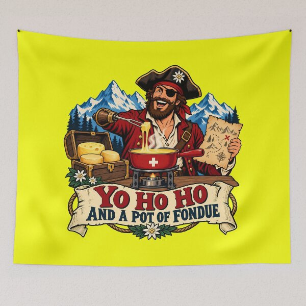 Item preview, Yo Ho Ho and a Pot of Fondue – Swiss Pirate designed and sold by SVox.