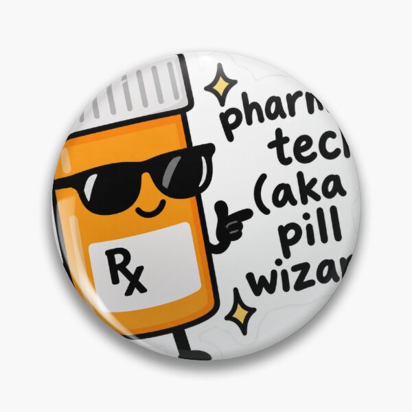 Item preview, pharmacy tech funny sticker designed and sold by mitosister.