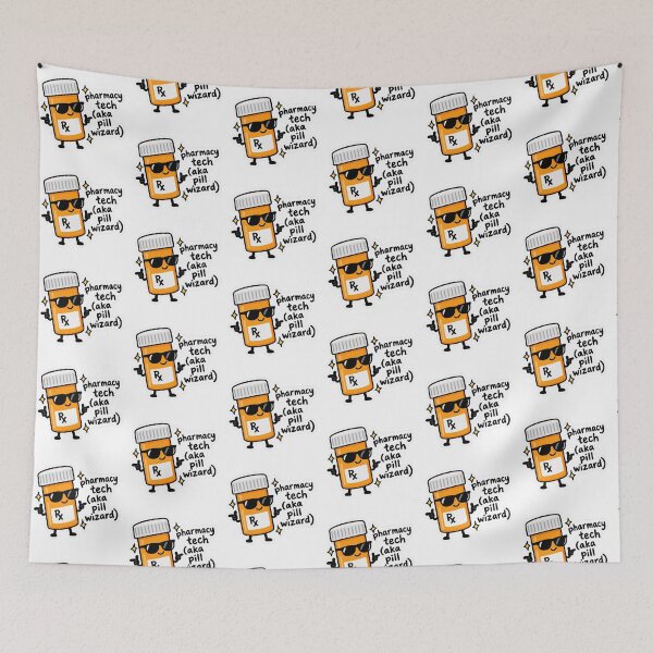 Item preview, pharmacy tech funny sticker designed and sold by mitosister.