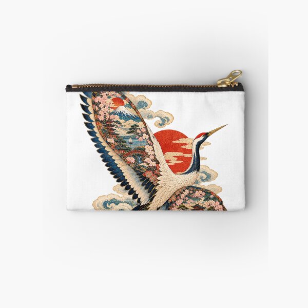 Item preview, Haikun, the Painted Bird – Japanese Ukiyo-e Crane Art designed and sold by Substance_life.