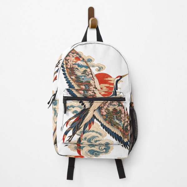 Item preview, Haikun, the Painted Bird – Japanese Ukiyo-e Crane Art designed and sold by Substance_life.