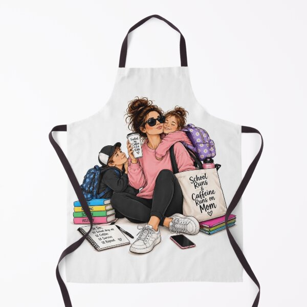 Item preview, School Runs & Coffee Fixes designed and sold by VeraLuta.