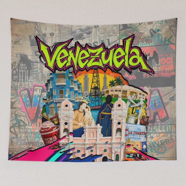 Item preview, Urban Venezuela: Collage, La Chinita and Graffiti designed and sold by keythxctrs.