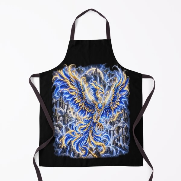 Item preview, Lightning Phoenix – Electric Fantasy Bird of Power designed and sold by TroviTutto.