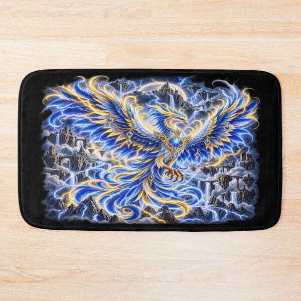 Item preview, Lightning Phoenix – Electric Fantasy Bird of Power designed and sold by TroviTutto.
