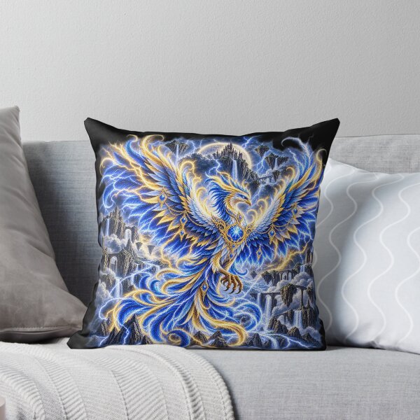 Item preview, Lightning Phoenix – Electric Fantasy Bird of Power designed and sold by TroviTutto.