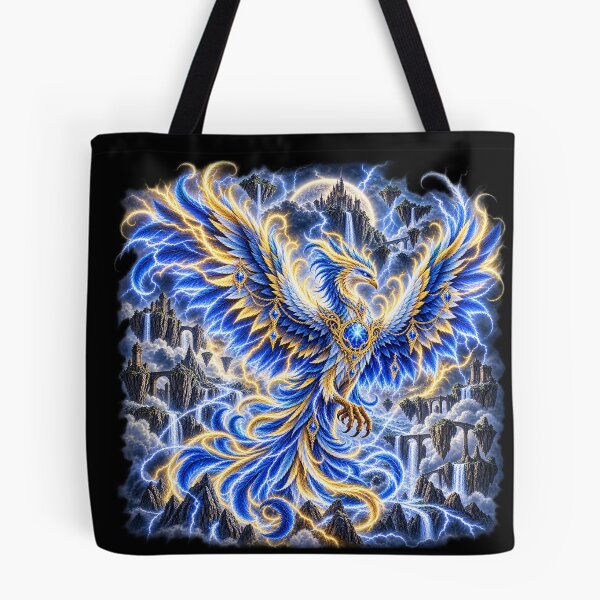 Item preview, Lightning Phoenix – Electric Fantasy Bird of Power designed and sold by TroviTutto.