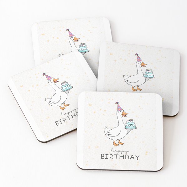 Item preview, Cute Duck Goose Birthday Cake Party designed and sold by creativerooney.