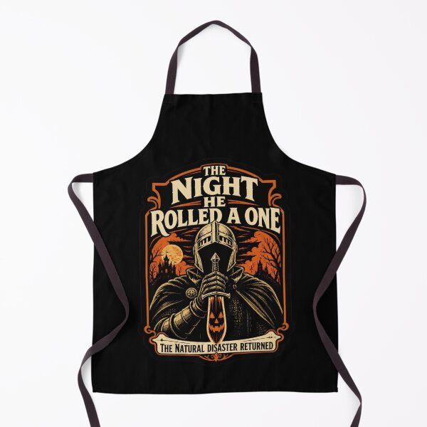 Item preview, The Night He Rolled A One Shirt Vintage Horror Poster RPG Halloween Tee designed and sold by Dice_Goblin_Studio.