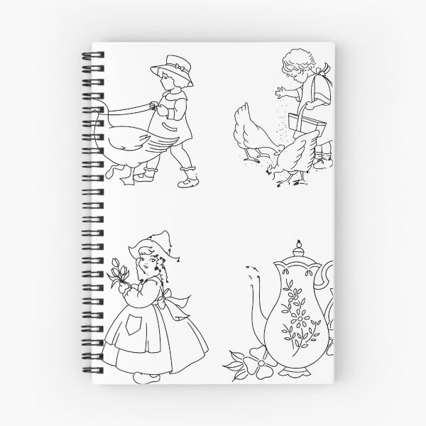 Item preview, Vintage Farm Kids Storybook Print by Storey Art designed and sold by Storey Art.