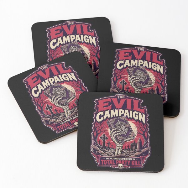 Item preview, The Evil Campaign TPK Movie Poster Shirt Grindhouse Horror RPG Tee designed and sold by Dice_Goblin_Studio.