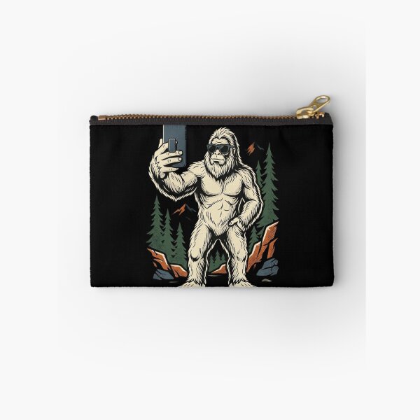 Item preview, Bigfoot Selfie Content Creator Sasquatch Mountain Influencer Hiking Outdoor Design designed and sold by 519xdesign.