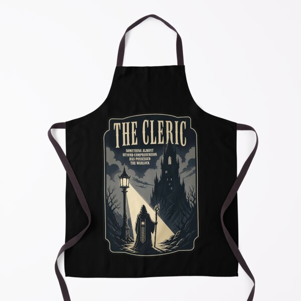 Item preview, The Cleric Movie Poster Shirt Vintage Supernatural Horror RPG Tee designed and sold by Dice_Goblin_Studio.